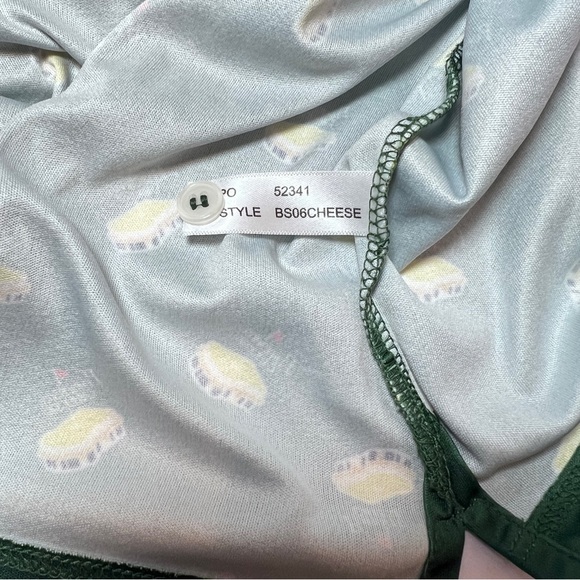 Backspin Cheese Please Polo (hunter green) size Large - Picture 7 of 11